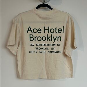Ace hotel Brooklyn Cream T-Shirt